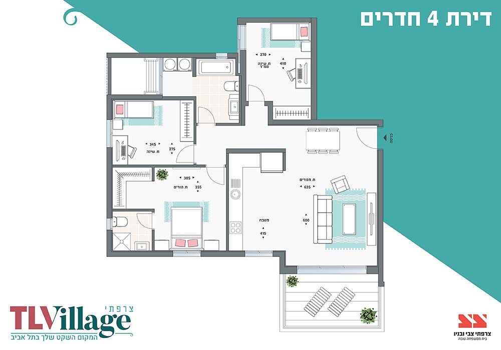 תכנית דירה 1662